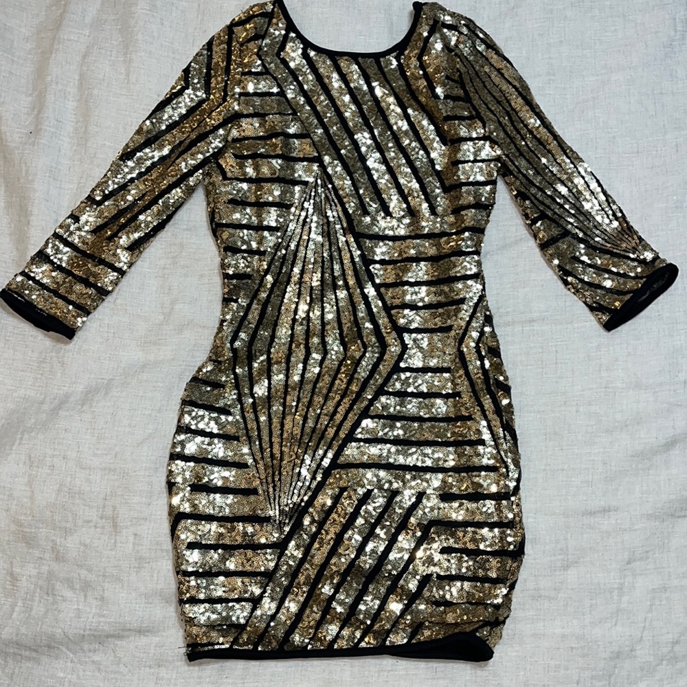 Gold Sequin dress